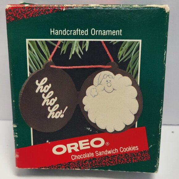Vintage Hallmark 1986 Nabisco Oreo cookie ornament - Picture 1 of 5